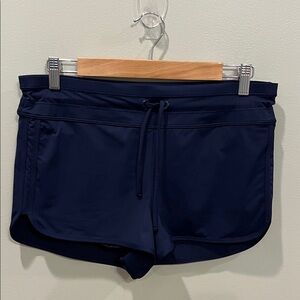 Athleta Navy Swim Athletic Shorts